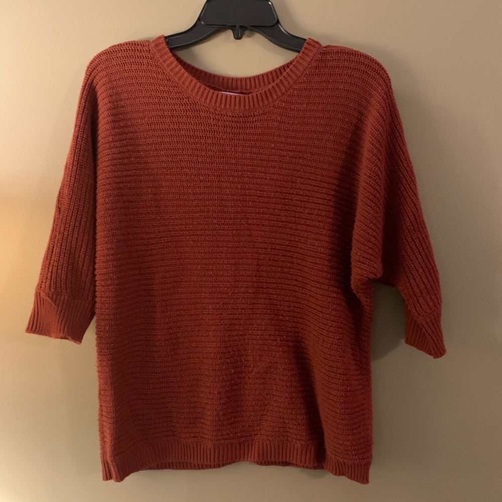 3 for $20 Juniper Ln Rust Maternity Sweater